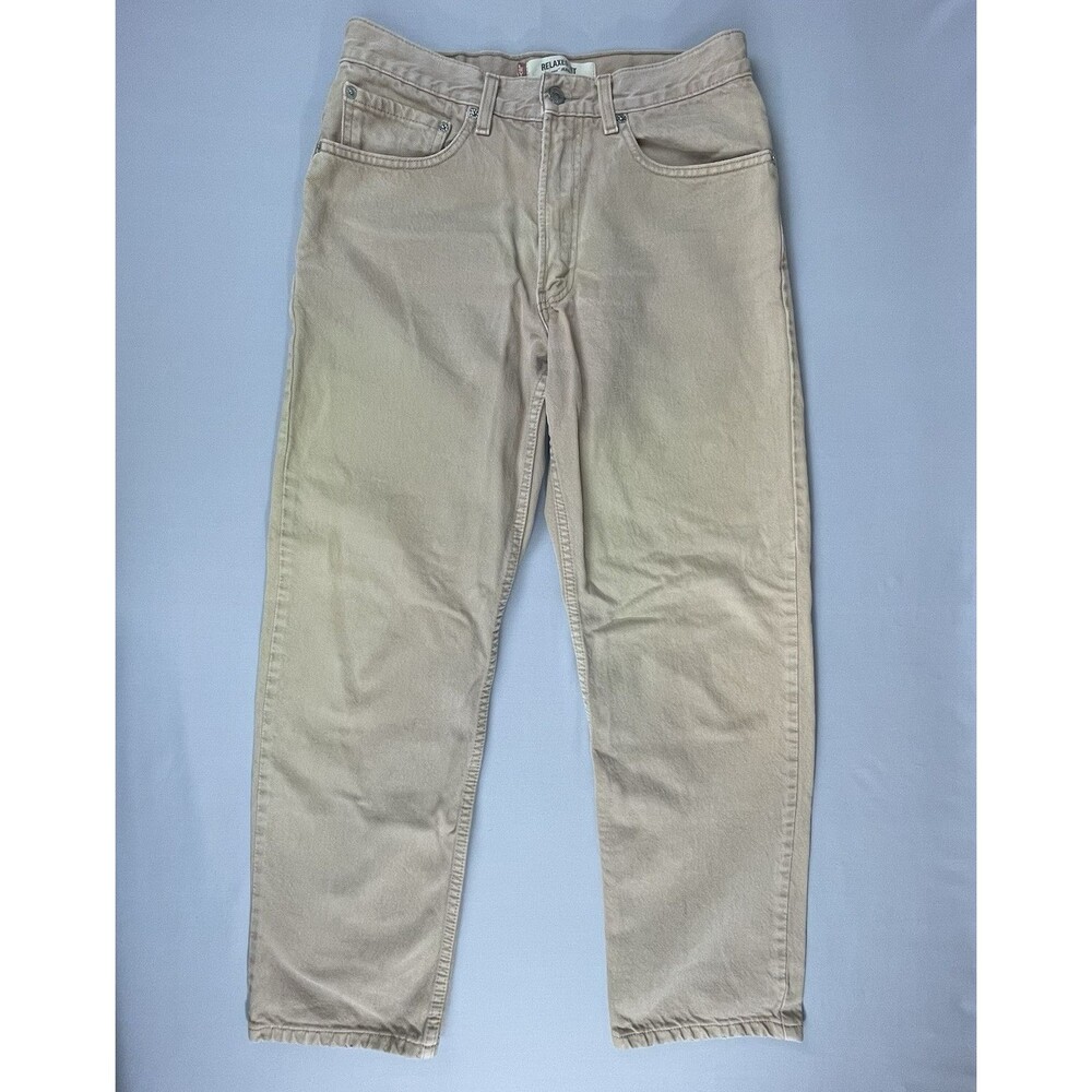 Levi's 550 Relaxed Fit Denim Straight Leg Jeans Men’s 31X30 Tan Vintage Classic
